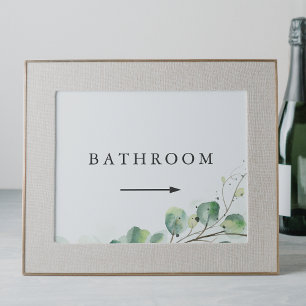 Convite Sinal de Banheira Direita de Casamento Verde Elega