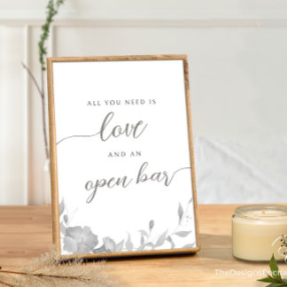 Convite Sinal de Barra Aberta e Amor Minimalista Tudo o qu