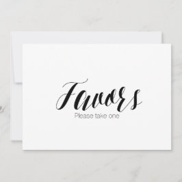 Convite Sinal de Casamento "Favor, por favor, pegue um"