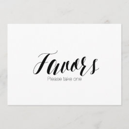Convite Sinal de Casamento "Favor, por favor, pegue um"