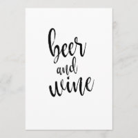 Sinal de Cerveja e Vinho Preto e Branco Acessível