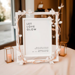 Convite Sinal de Desligamento do Casamento do Vidro Modern