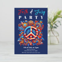 Sinal de Dia da Independência - Paz - 4° de julho