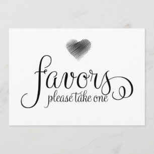 Convite Sinal de Favor de Casamento
