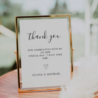 Convite Sinal De Favor Minimalista, Casamento Moderno,