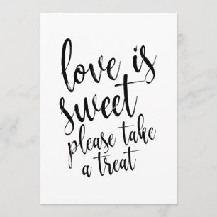 Convite Sinal de Lembranças de Casamento Doces e Acessívei
