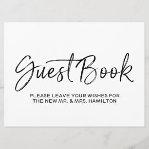 Convite Sinal de Livro de Registro de Casamento   Letreiro