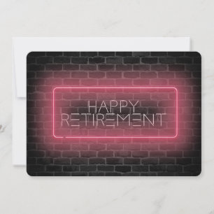 Convite Sinal de Neon do Partido da Reforma na parede