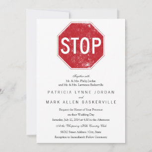 Convite Sinal de Parada Distante