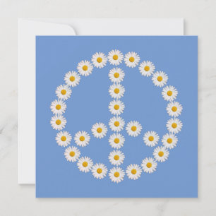 Convite sinal de paz daisies daisy boho