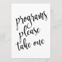 Sinal de Programas Por Favor Leve Um Acessível
