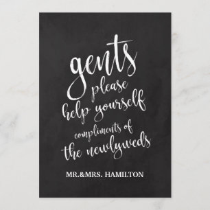 Convite Sinal do quadro do Barato do basquete Gents Bathro