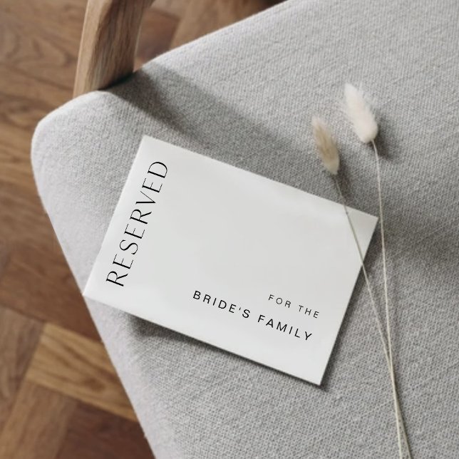 Convite Sinal ou placa plana reserva HARLOW 5x7 (Criador carregado)