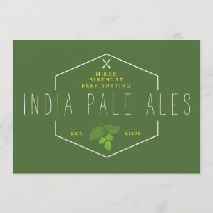 Convite Sinalização do Partido do Provando da Cerveja, IPA