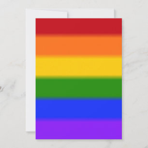 Convite Sinalizador de Orgulho gay do Rainbow