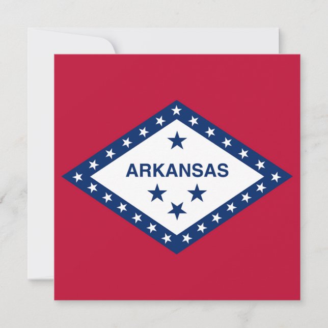 Convite Sinalizador do Estado do Arkansas (Frente)