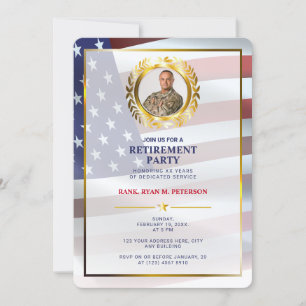 Convite Sinalizador EUA   Dourada Laurel Leaf   Reforma do