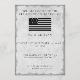 Convite Sinalizador fino de linha branca EMS EMT Parte de 