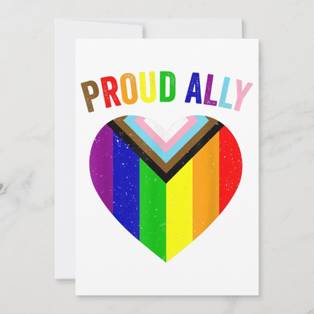 Convite Sinalizador Ordenado do Orgulho Transgênero Gay PO (Frente)