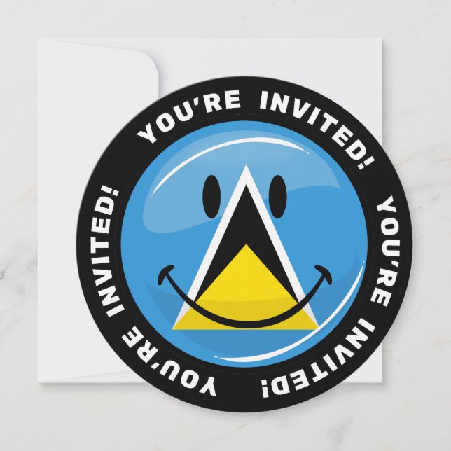 Convite Sinalizador Sorridente de Lúcia Santo (Frente)