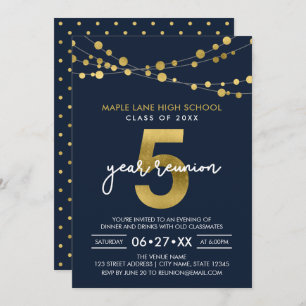 Convite Sindicato das Cadeias Azuis das Luzes de 5 Anos