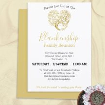 Sindicato Dourado Personalizado da Família de Árvo