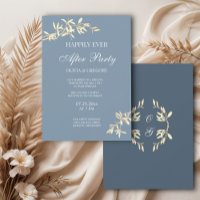 Sinfonia Floral de eterno no Casamento Azul