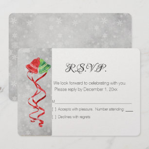 Convite Sininhos de Aquarela/Casamento de Férias de Natal 