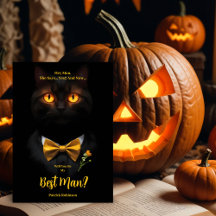 Sinister Cat's Glowing Yellow Eyes Best Man
