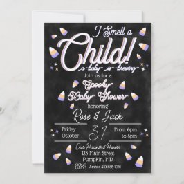 Convite Sinto cheiro de criança