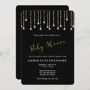 Convite Sip and See convida, novo bebê, festa de boas-vind