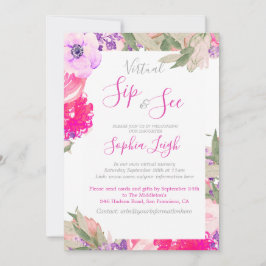 Convite Sip do Virtual Nursery e veja Rosas Florais do Beb