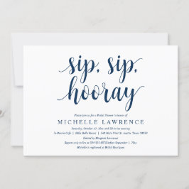 Convite Sip, Sip, Hooray, Invita de Celebração de Chás de