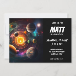 Convite Sistema Solar