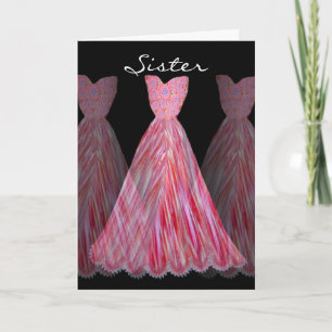 Convite SISTER - Maid of Honor RED FLAME Dresses