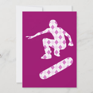 Convite skate argyle