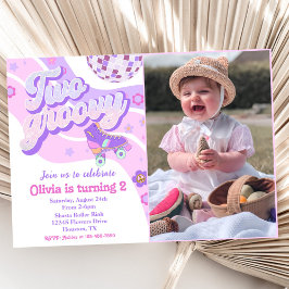 Convite Skate do cilindro do Disco Retroativo Dois segundo