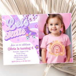 Convite Skate do Skate do cilindro do Disco Retroativo - 4