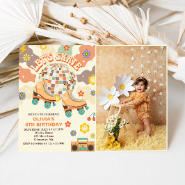 Convite Skate do Skate do cilindro do Disco Retroativo - 4