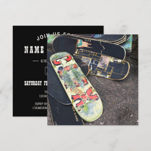 Convite skates de fax