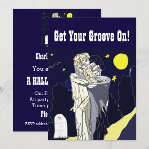 Convite Skeleton Noiva e Convidar Halloween
