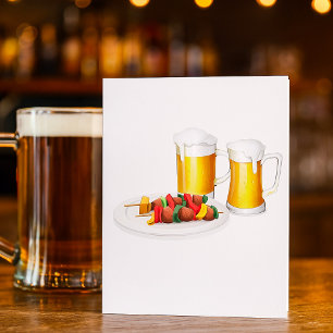 Convite Skewers de churrasco e Cookout de Verão de Cerveja