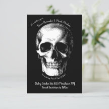 Skull Gothic Wedding Salvar Data