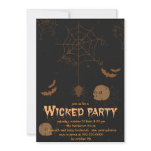 Skulls Bats e Aranhas Festa de Halloween