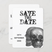 Skulls Gothic Casando Salve A Data