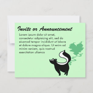 Convite Skunk do Amor