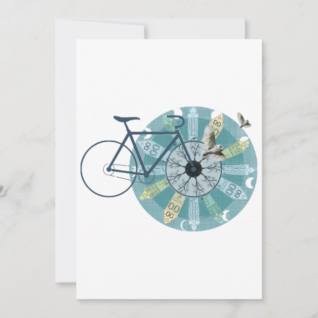 Convite skyline Amesterdã (Frente)