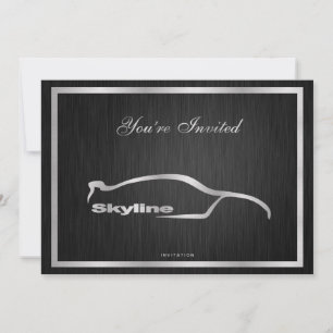 Convite Skyline Elegante