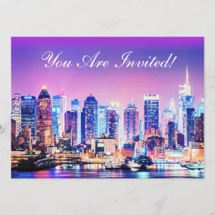 Convite Skyline para Nova Iorque Manhattan