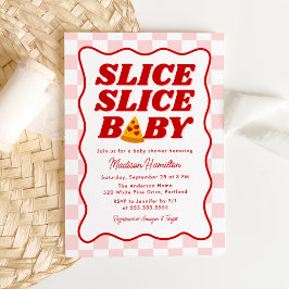 Convite Slice Slice Baby Italian Pizza Baby Shower